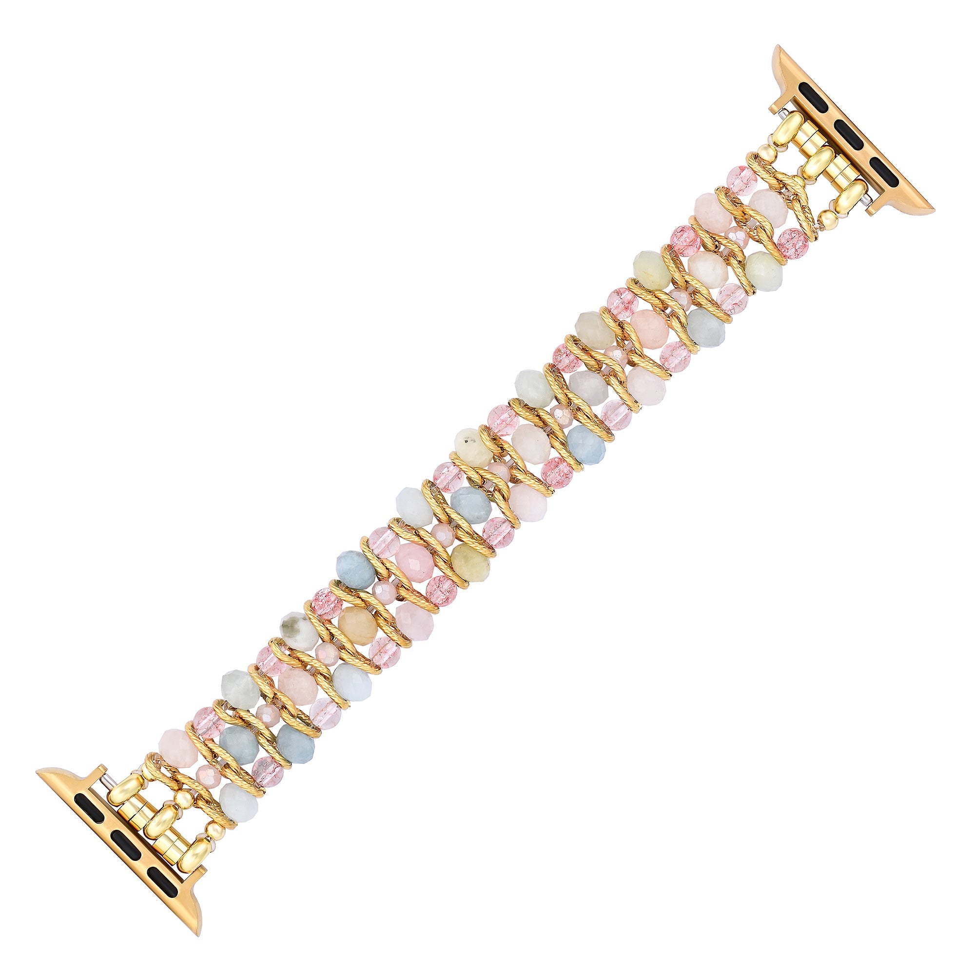Golden Dawn Braided Stretch Apple Watch Strap