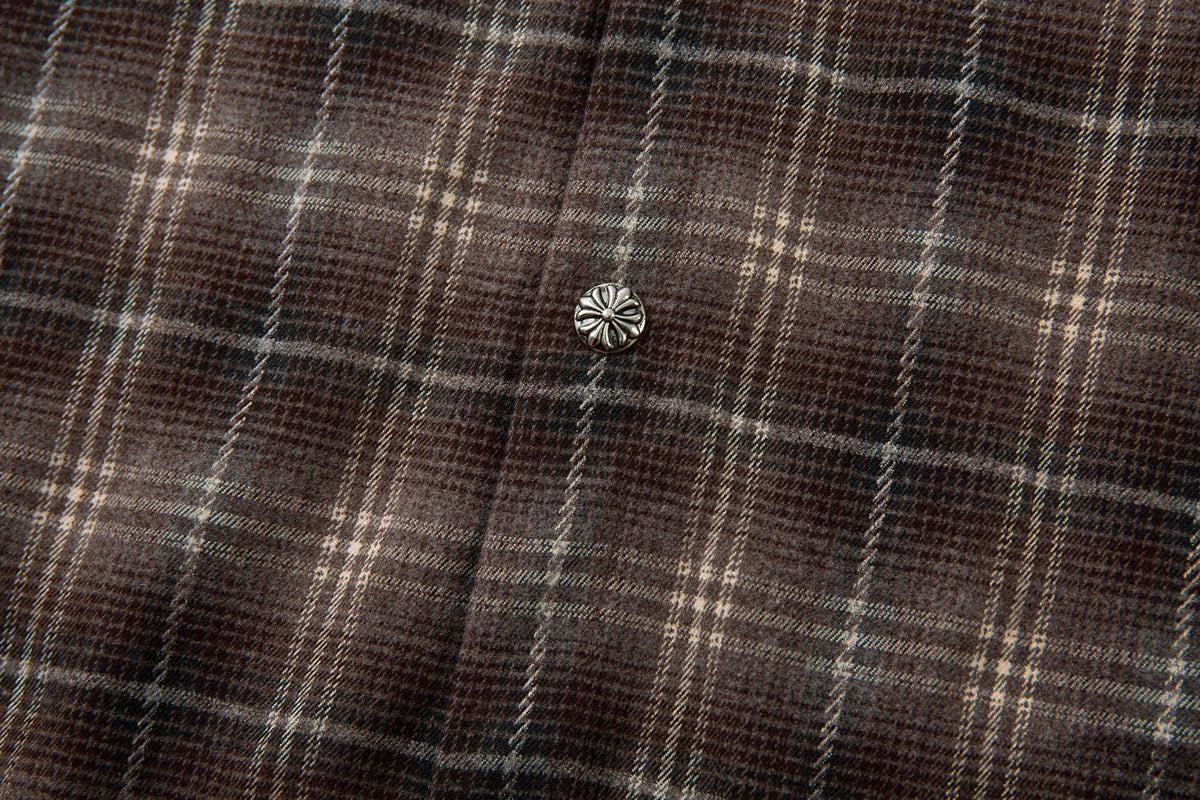 Plaid Layered Sweatshirt