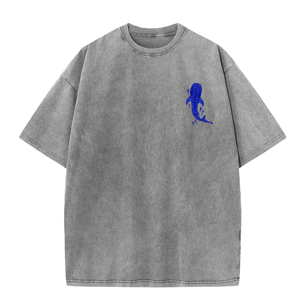 Christianartworkshop I Will Be With You Double Sided Unisex Washed T-shirt