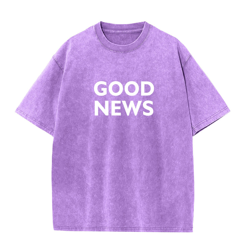 Christianartworkshop "For God So Loved the World" Unisex Washed T-Shirt