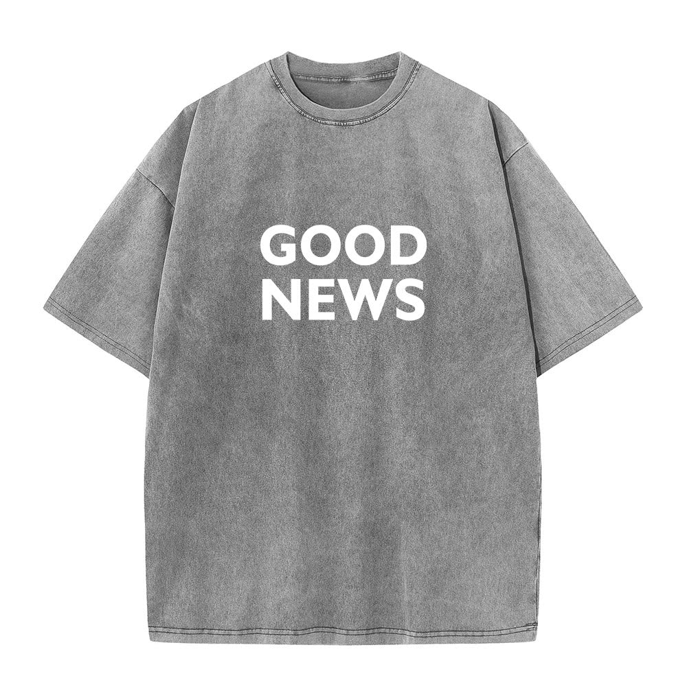 Christianartworkshop "For God So Loved the World" Unisex Washed T-Shirt