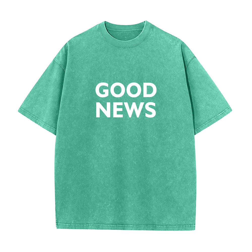Christianartworkshop "For God So Loved the World" Unisex Washed T-Shirt