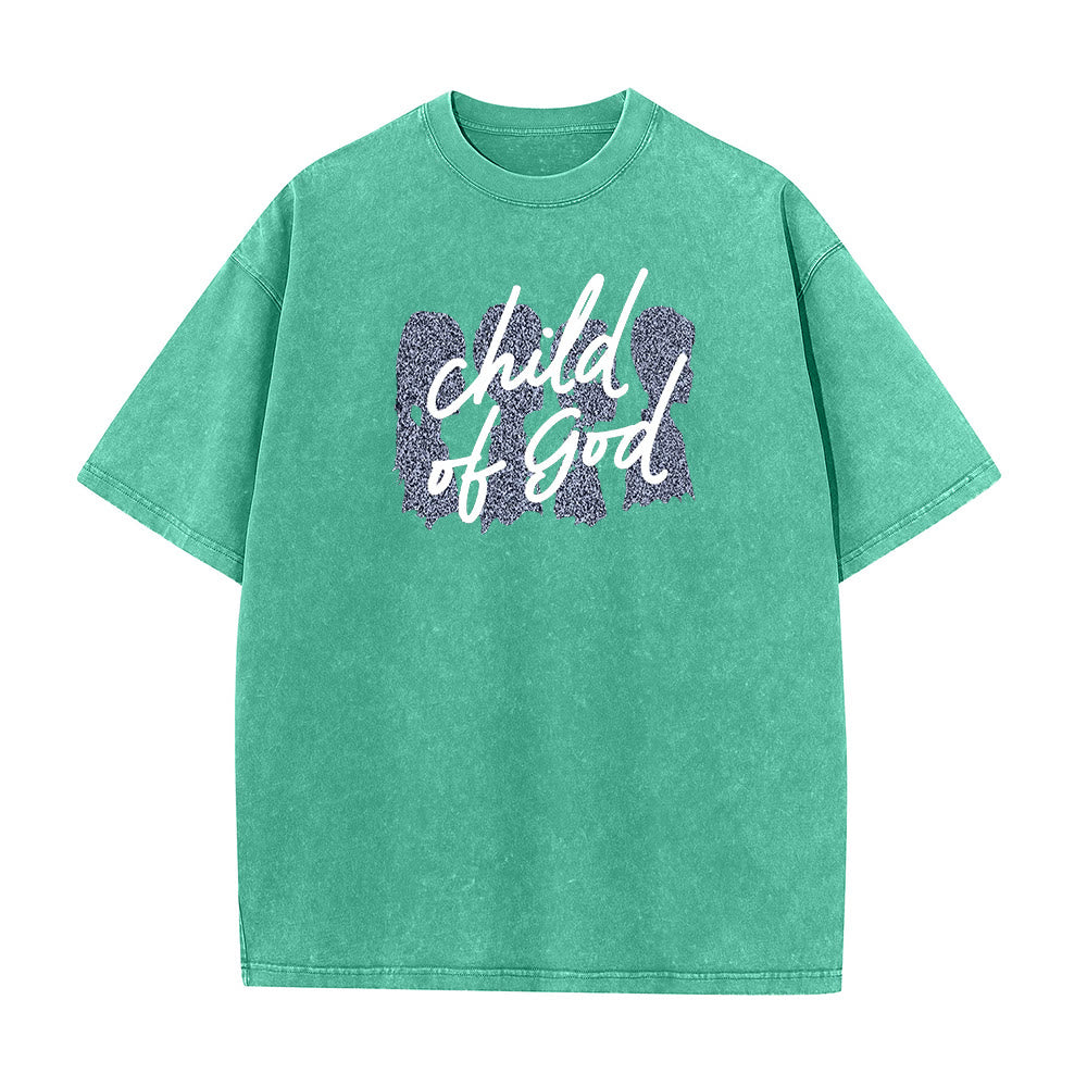 Christianartworkshop Child of God Unisex Washed T-Shirt