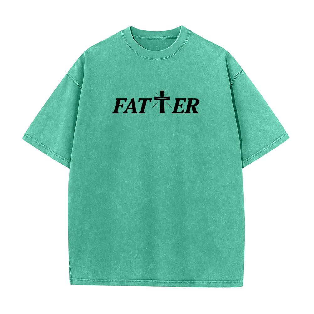 Christianartworkshop Faith-Filled Jesus Crown of Thorns Unisex Washed T-Shirt