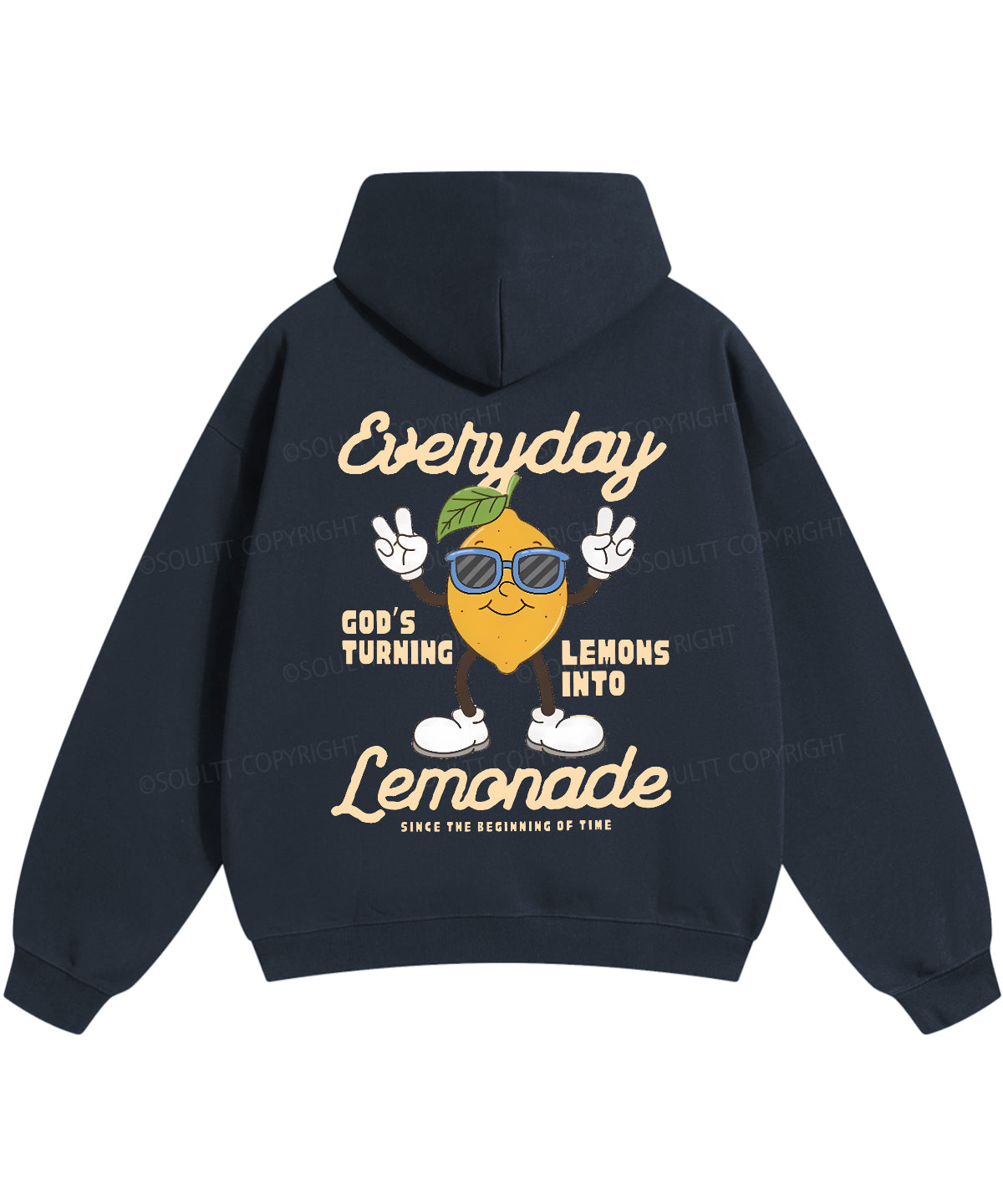 God's Turning Lemons Double Sided Christian Hoodie