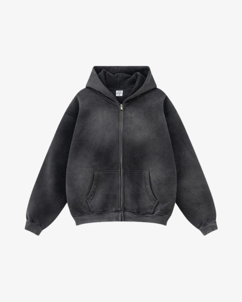 Mondial Washed Zip Hoodie