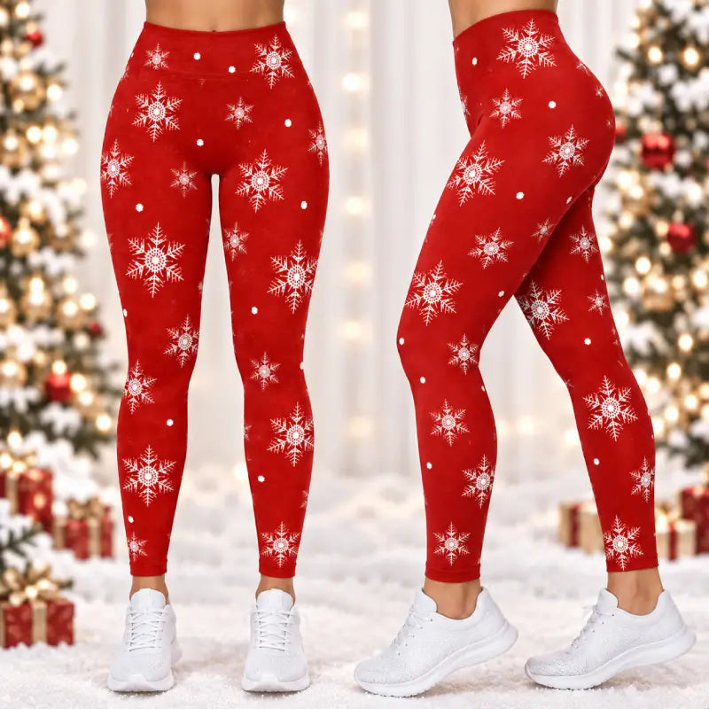 Sexy Santa Christmas Hoodie & Leggings Set – Custom Skin Tone Digital Print