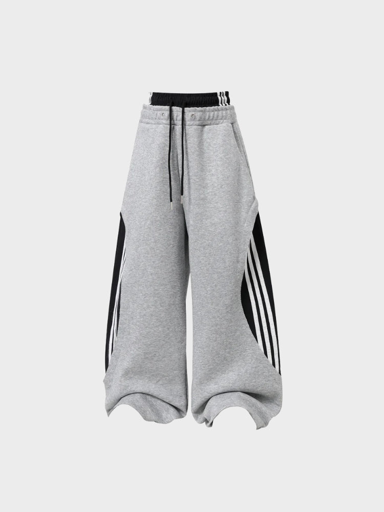 Striped Barrel Joggers