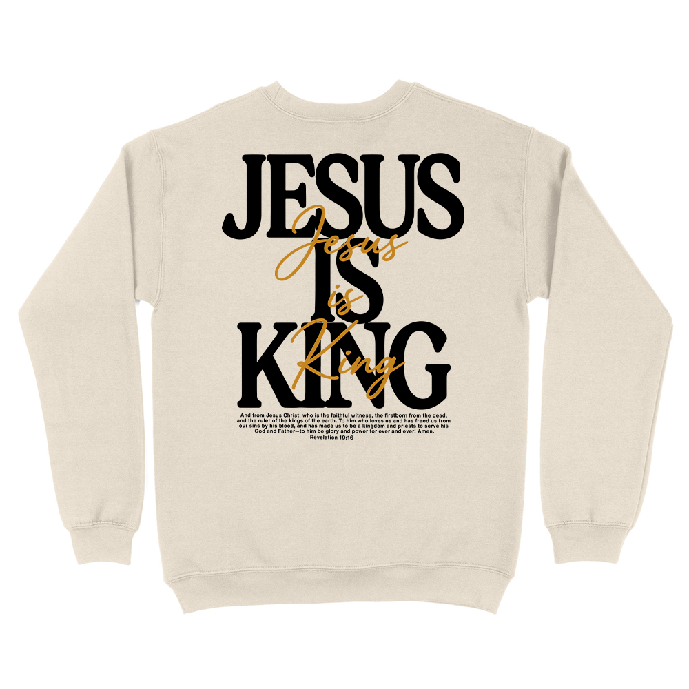 Jesus Is King Christian Unisex Sweatshirt