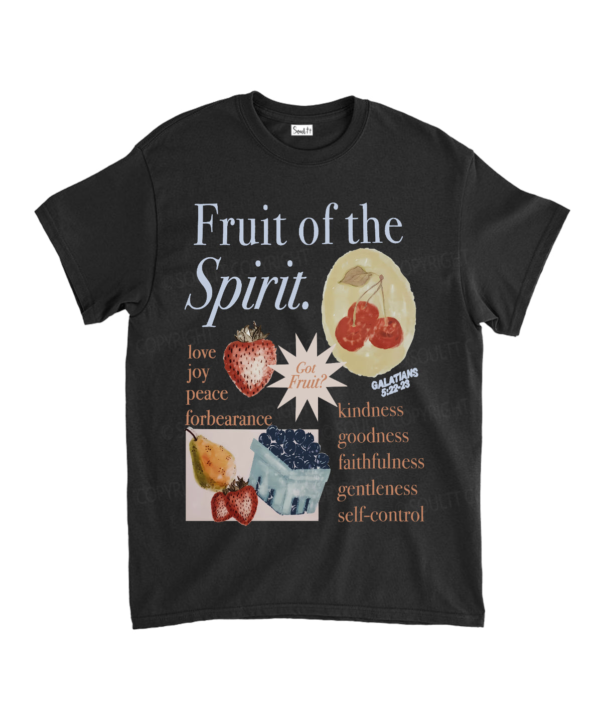 Fruit Of The Spirit Unisex Cotton Christian T-Shirt