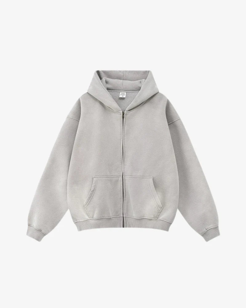 Mondial Washed Zip Hoodie