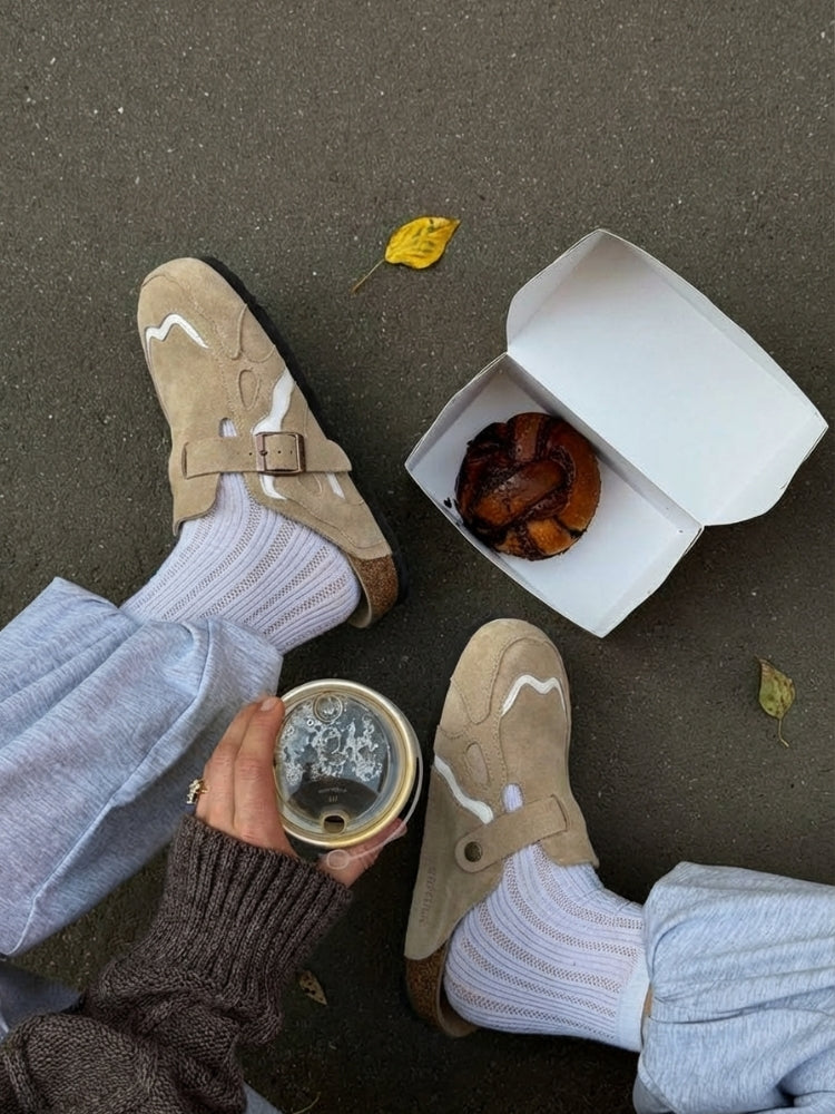 Wavey Clogs - Grey
