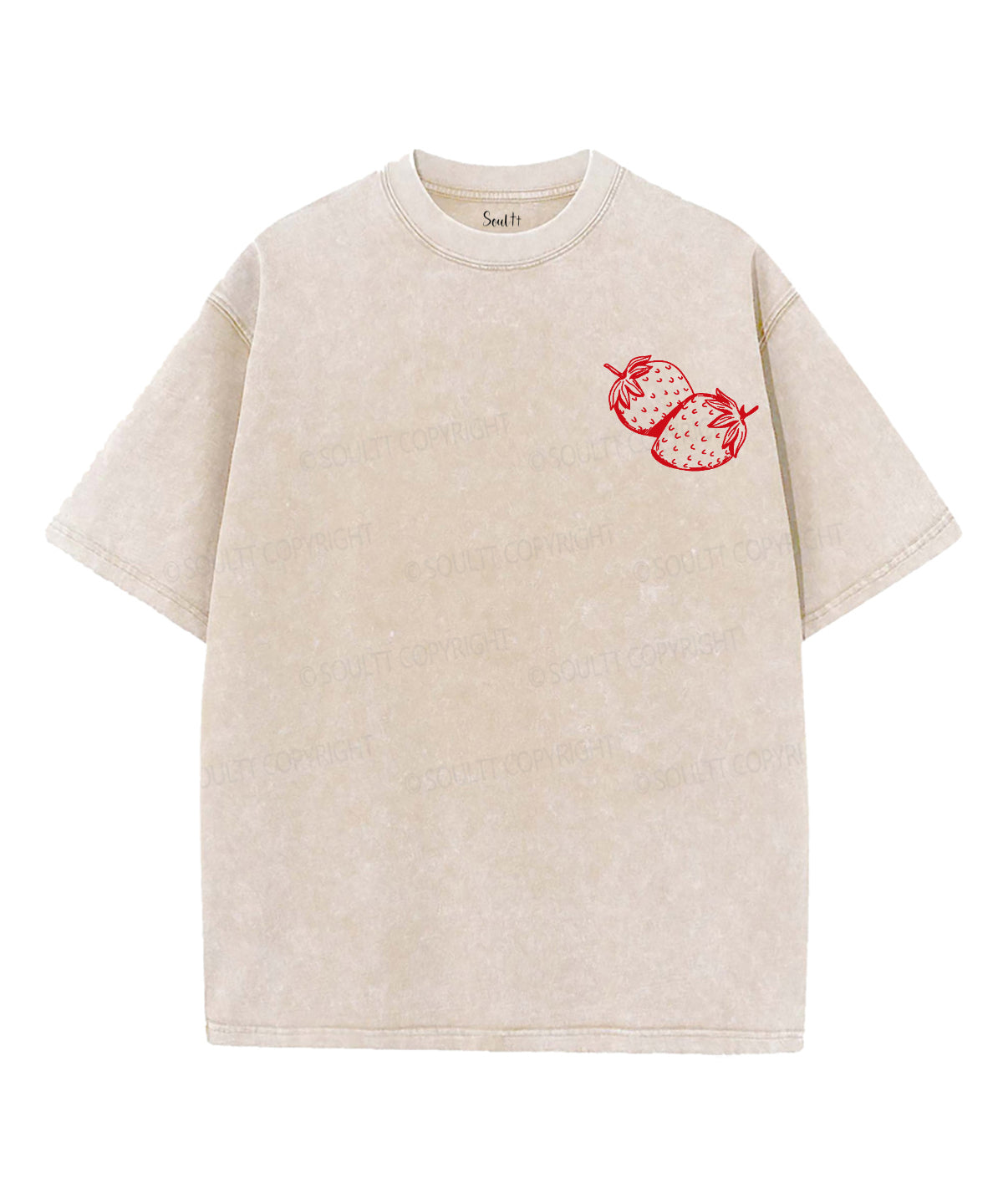 Fruit Of The Spirit Double Sided Unisex Washed Christian T-shirt