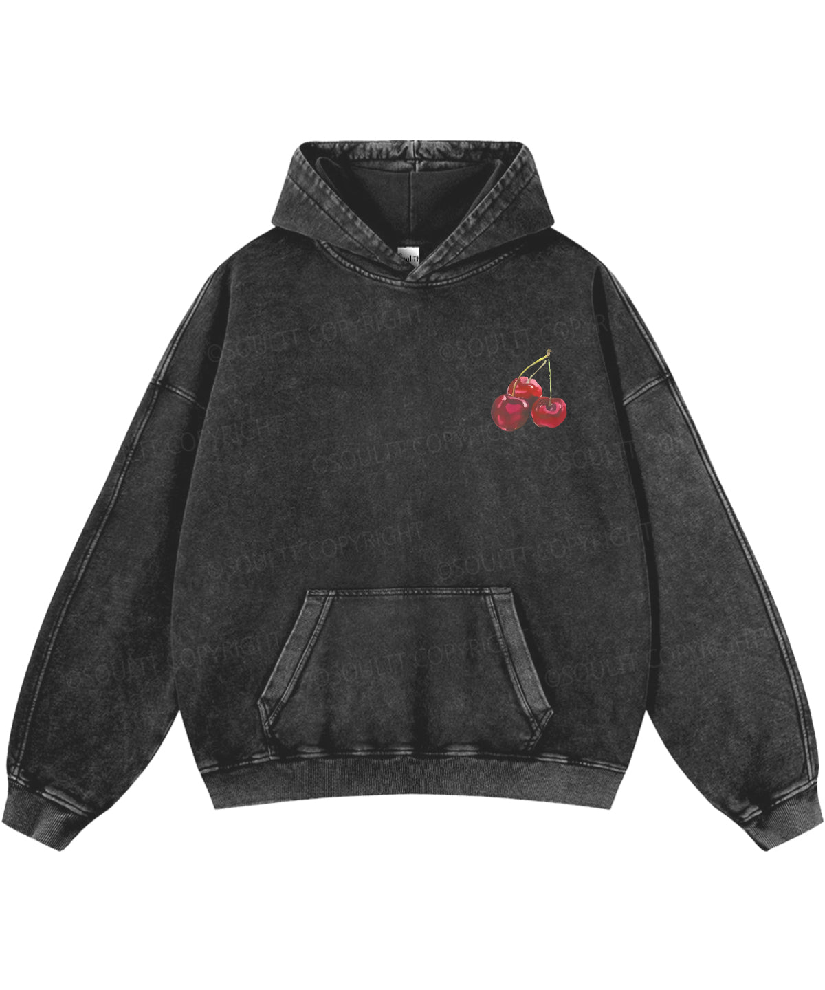 Fruit Of The Spirit Double Sided Washed Christian Hoodie