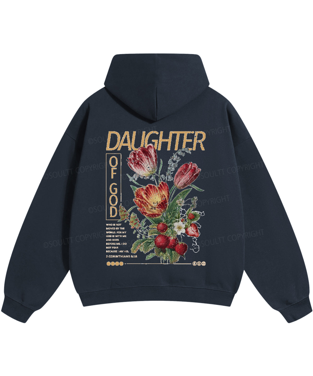 Daughter Of God Double Sided Christian Hoodie