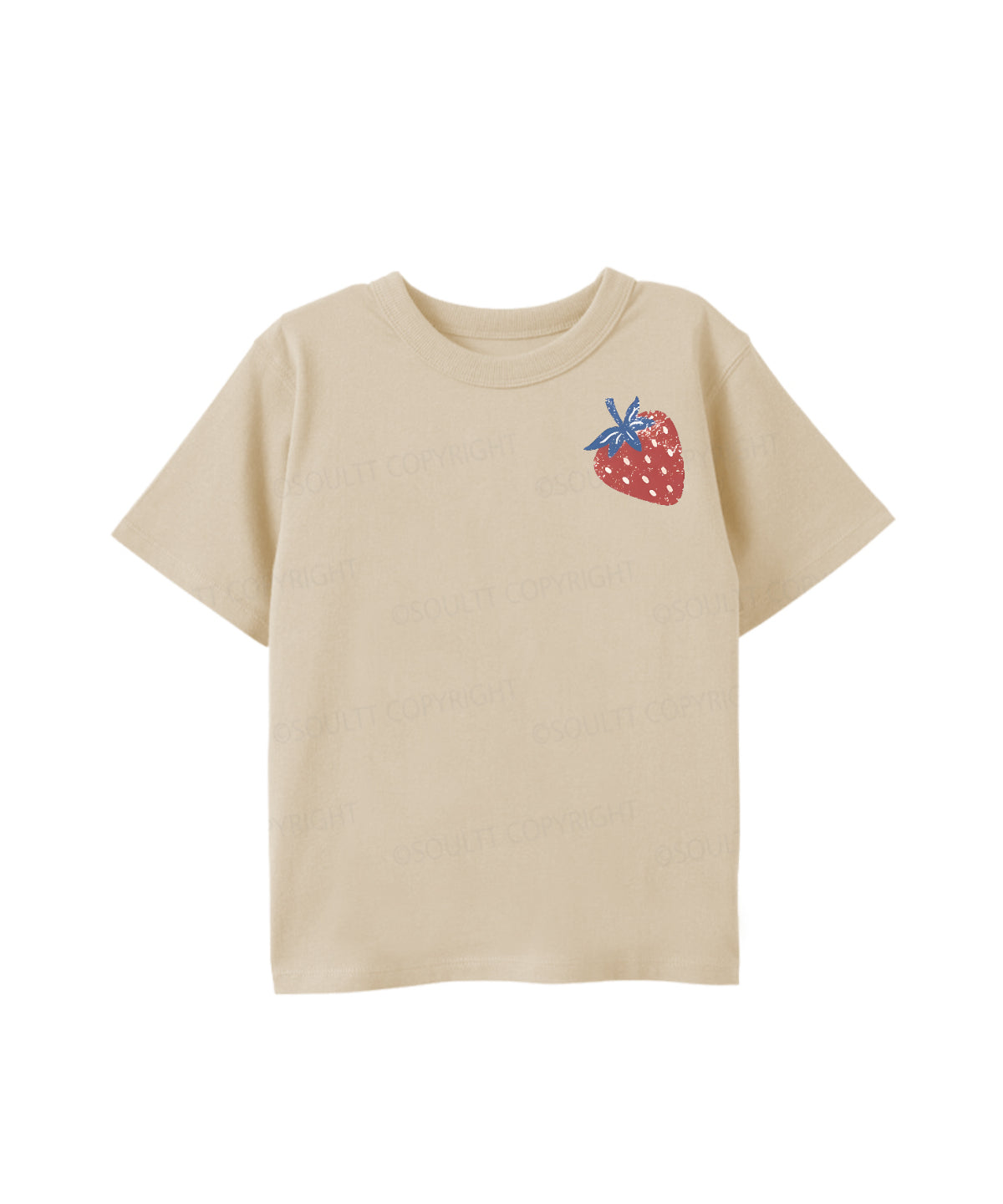 Kids Fruit Of The Spirit Double Sided Cotton Christian T-shirt