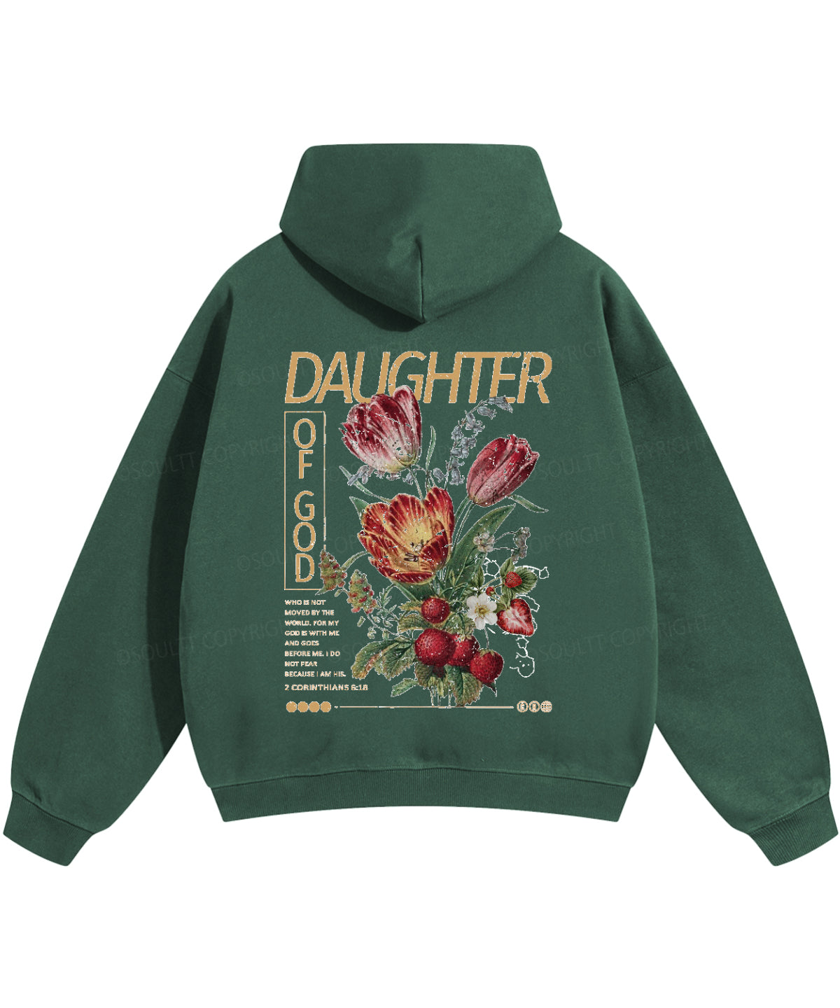 Daughter Of God Double Sided Christian Hoodie