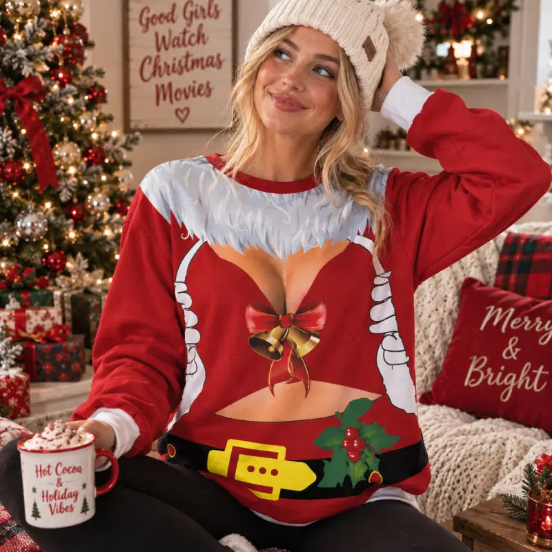 Santa's Favorite Gift | Funny Christmas Sweatshirt
