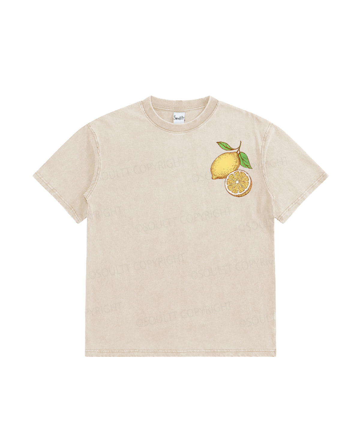 Kids Life Gave Me Some Lemons Double Sided Washed Christian T-shirt