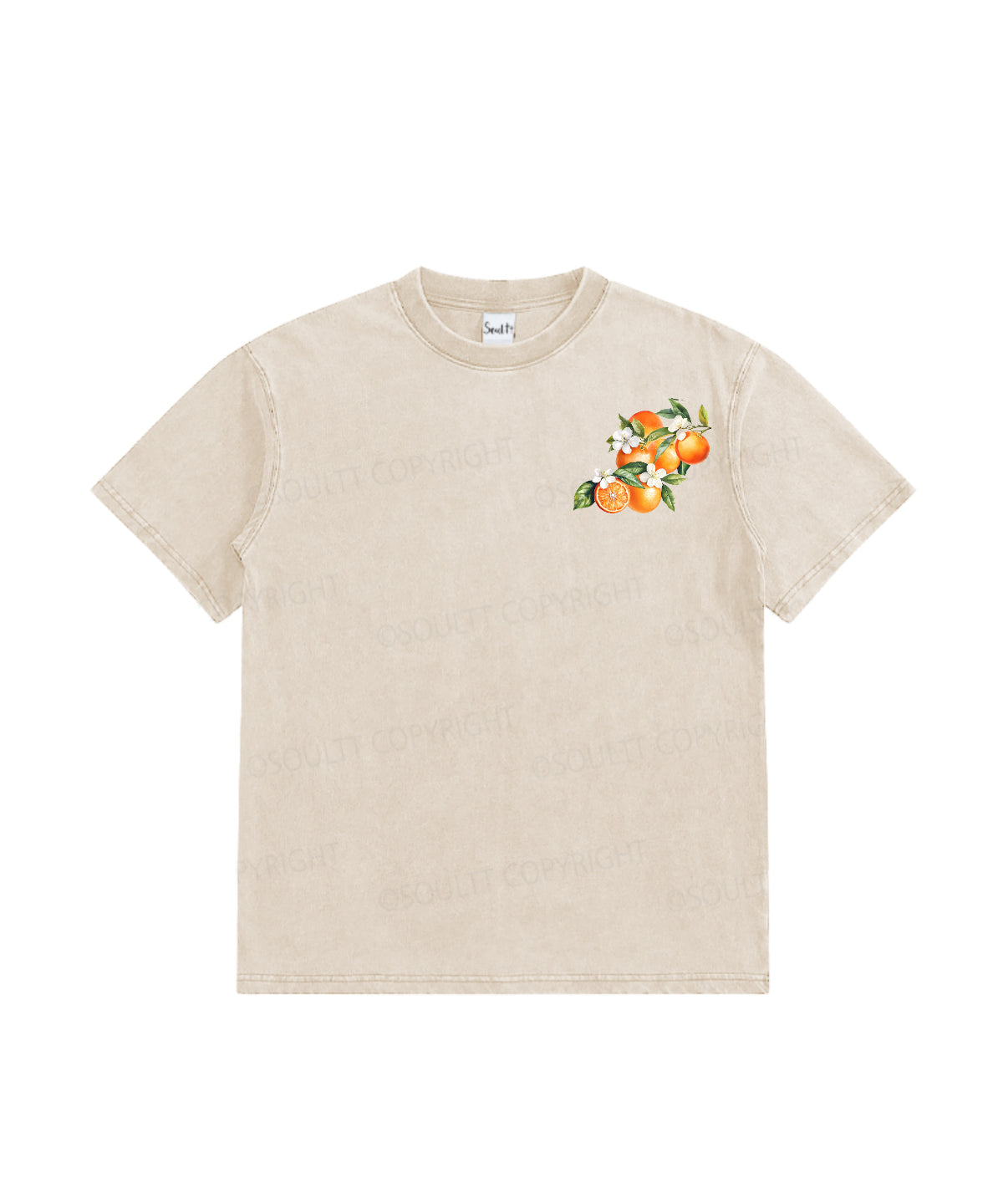 Kids Fruit Of The Spirit Double Sided Washed Christian T-shirt
