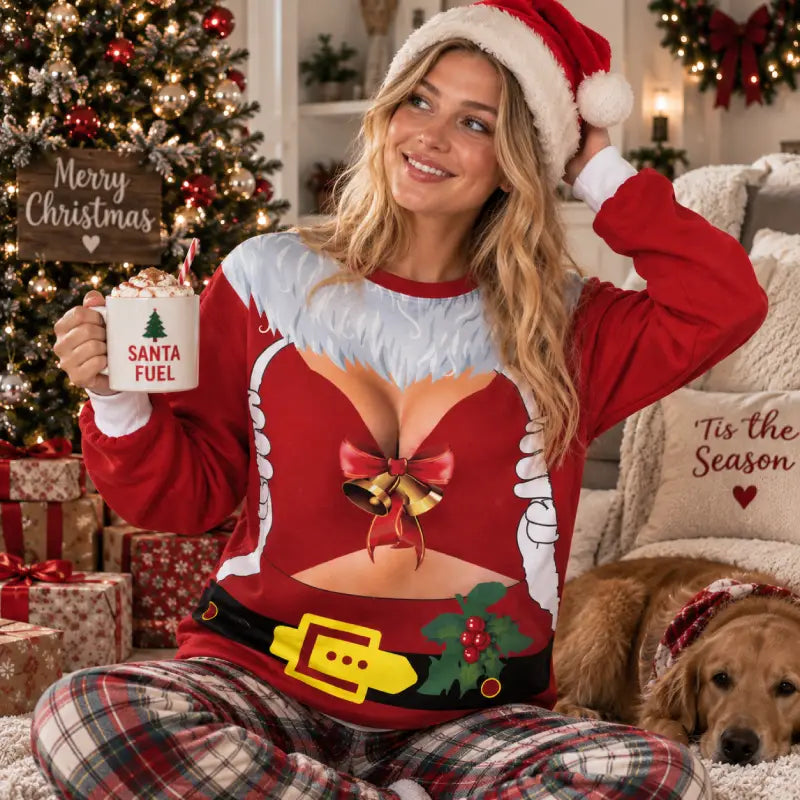 Santa's Favorite Gift | Funny Christmas Sweatshirt