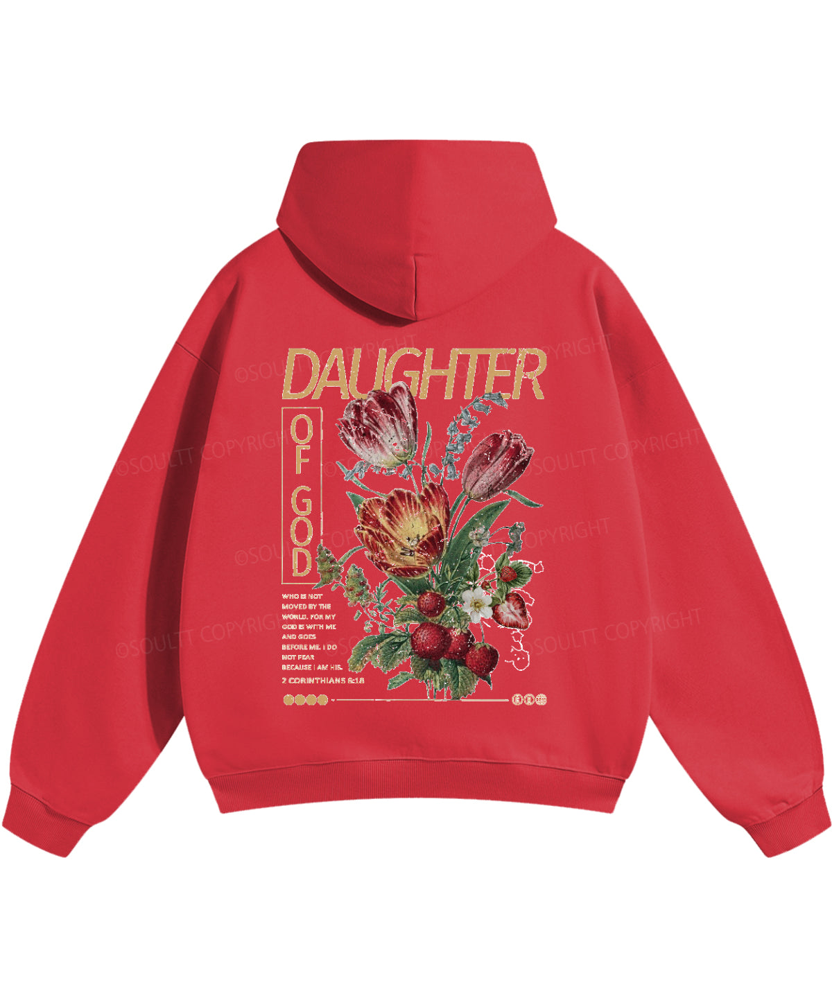 Daughter Of God Double Sided Christian Hoodie