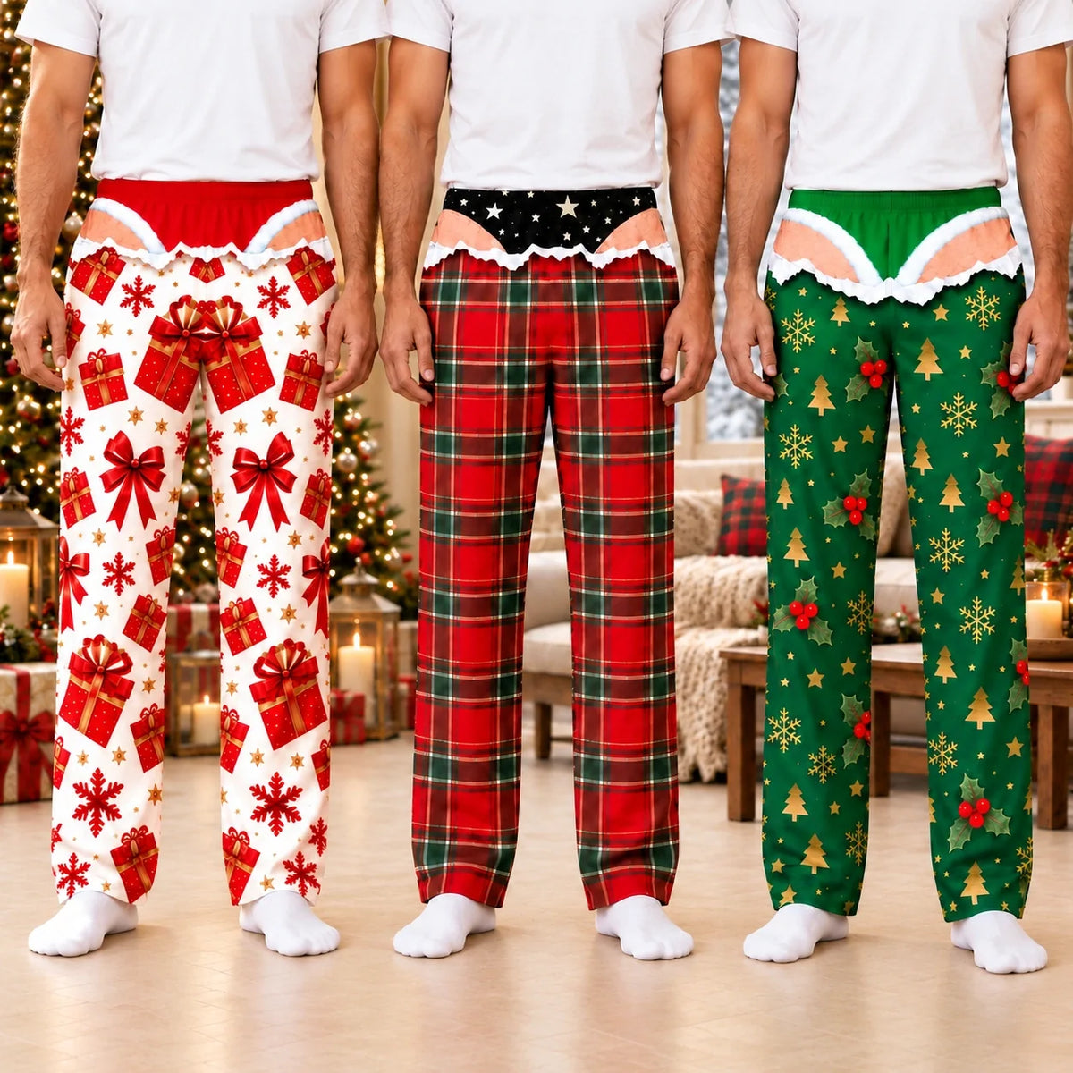 Funny Christmas Gifts for Men - Novelty Pajamas