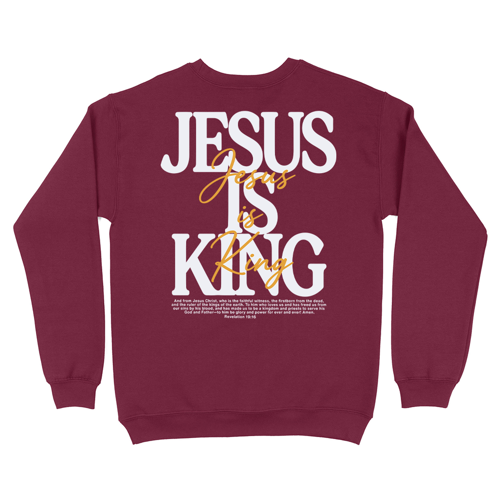 Jesus Is King Christian Unisex Sweatshirt