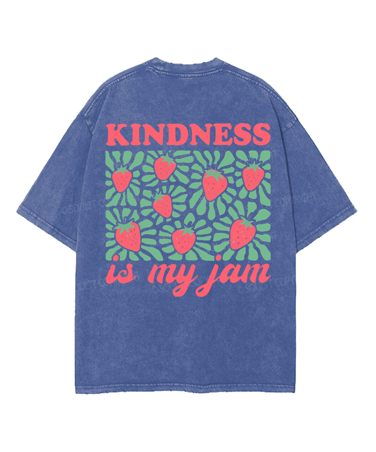 Kindness Is My Jam Double Sided Unisex Washed Christian T-shirt