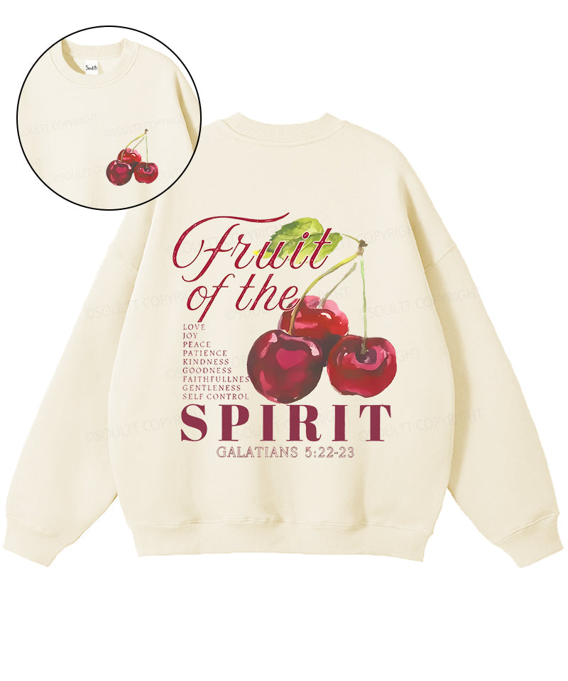 Fruit Of The Spirit Double Sided Christian Sweatshirt