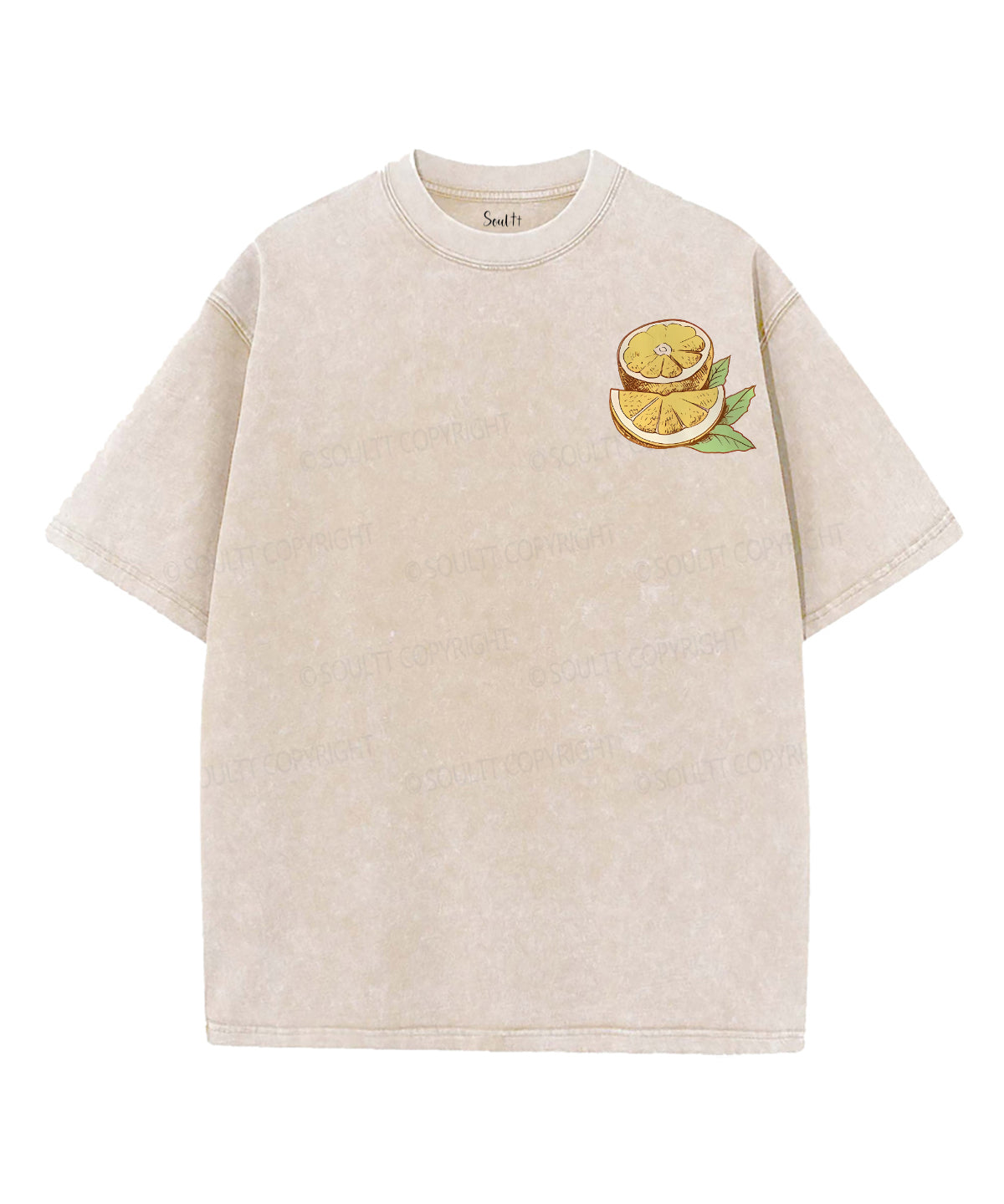 Life Gave Me Some Lemans Double Sided Unisex Washed Christian T-shirt