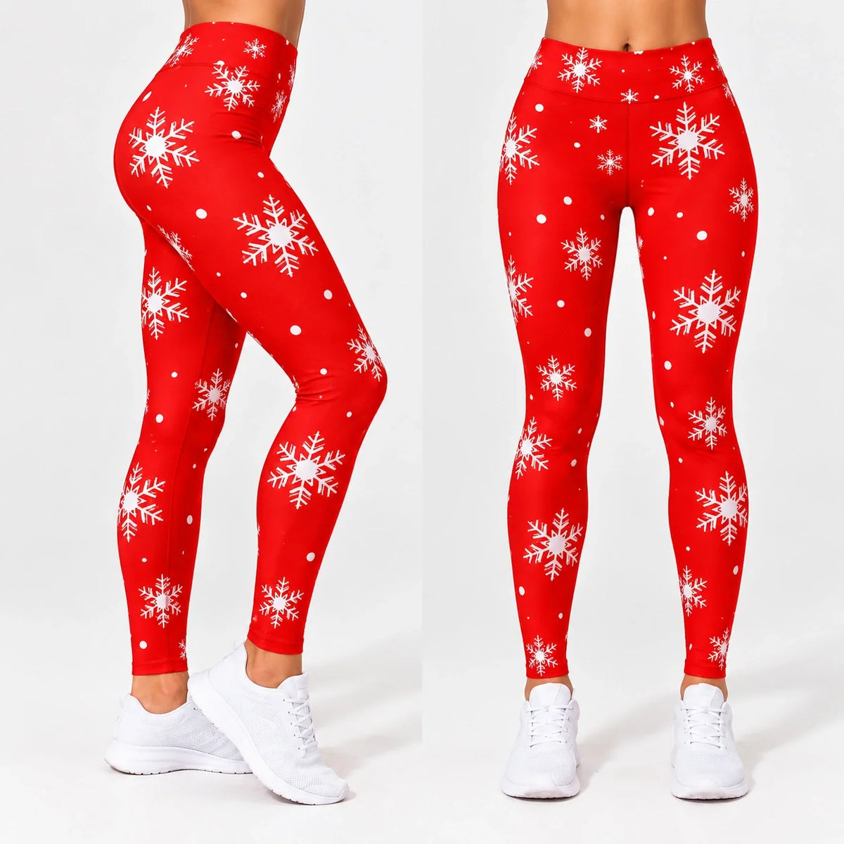 Women’s Funny Christmas Santa Illusion 3-Piece Set – Hoodie, T-Shirt & Leggings