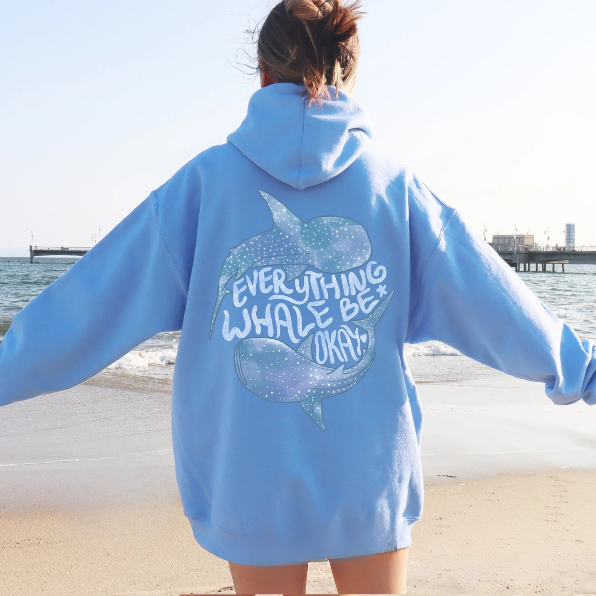 Everything Whale Be Okay Hoodie V2