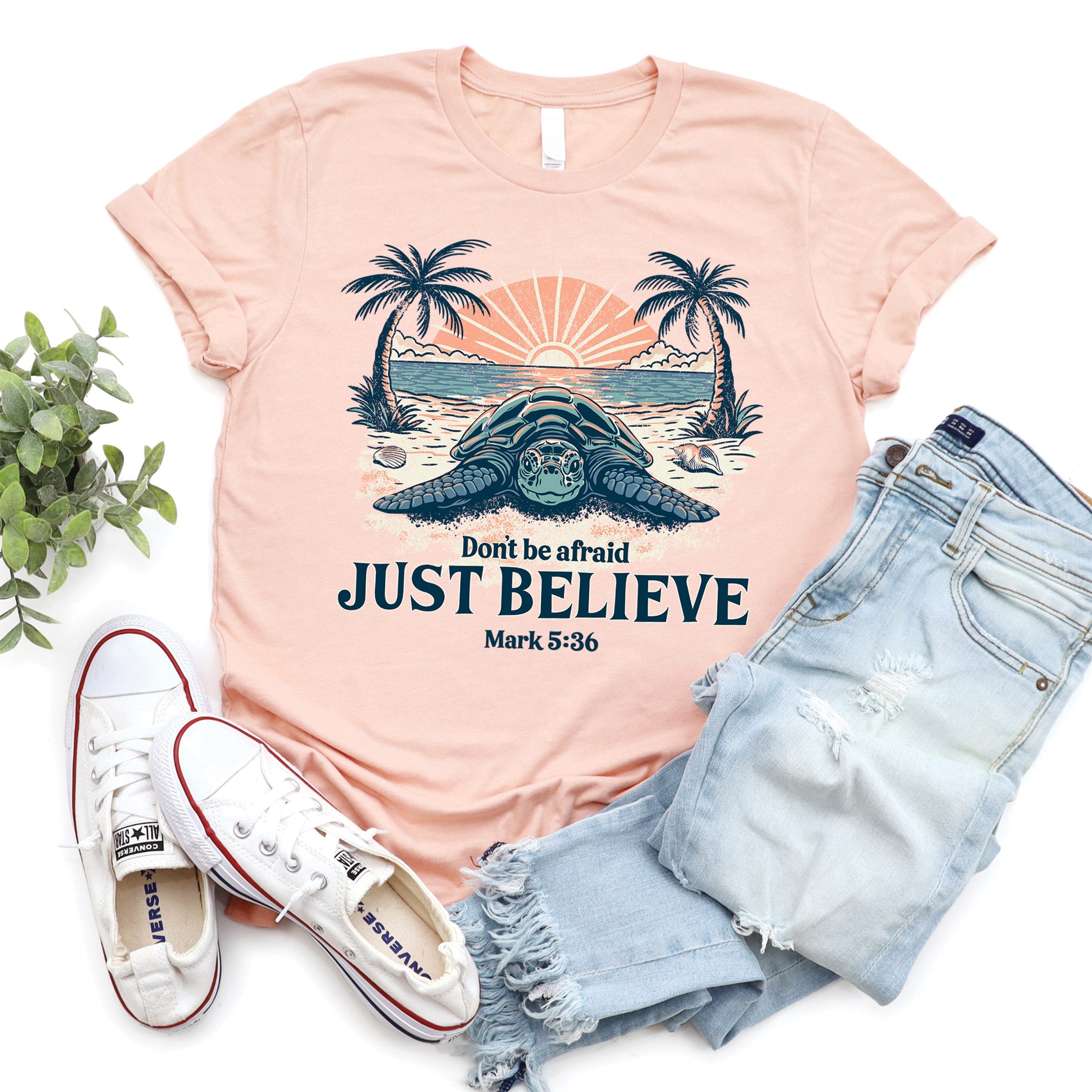 Believe Sea Turtle Tee