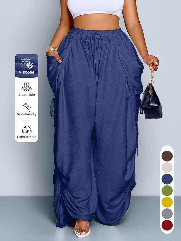 Women's Casual Loose-Fit Wide Leg Pants