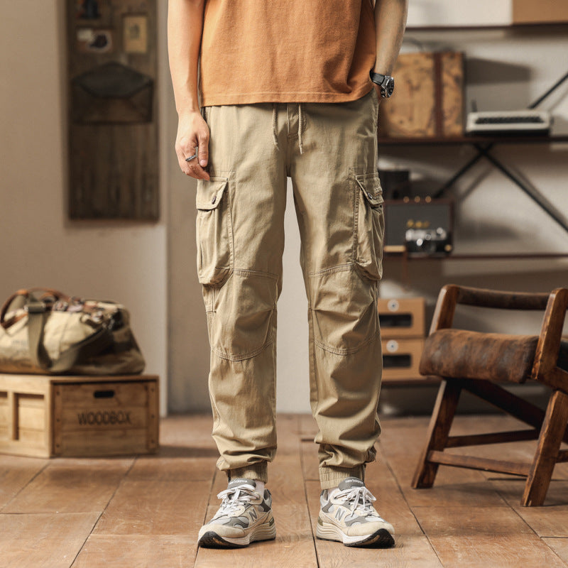 Men's Stretch Cotton Cargo Jogger Pants