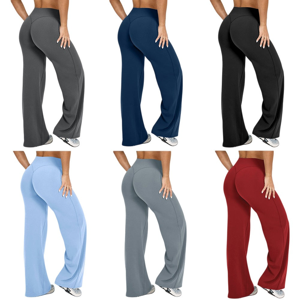 High-Waisted Wide-Leg Yoga Pants