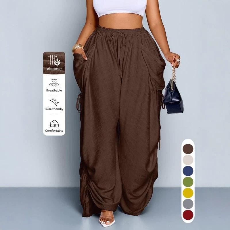Women's Casual Loose-Fit Wide Leg Pants