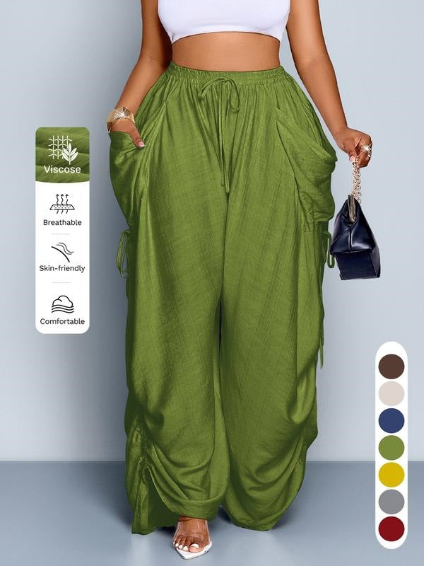 Women's Casual Loose-Fit Wide Leg Pants