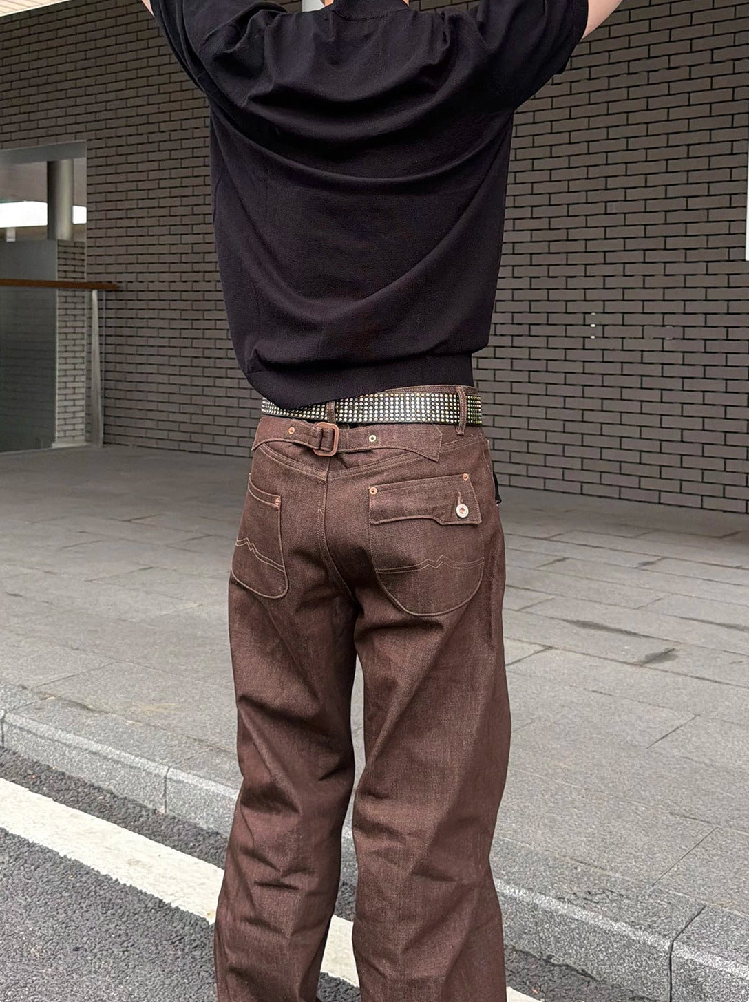 Cocoa Straight-Leg Jeans