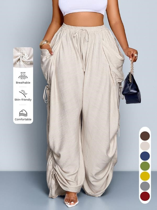 Women's Casual Loose-Fit Wide Leg Pants