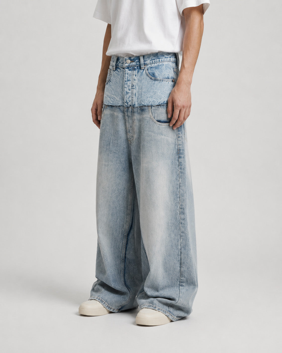 Double-Waist Jeans
