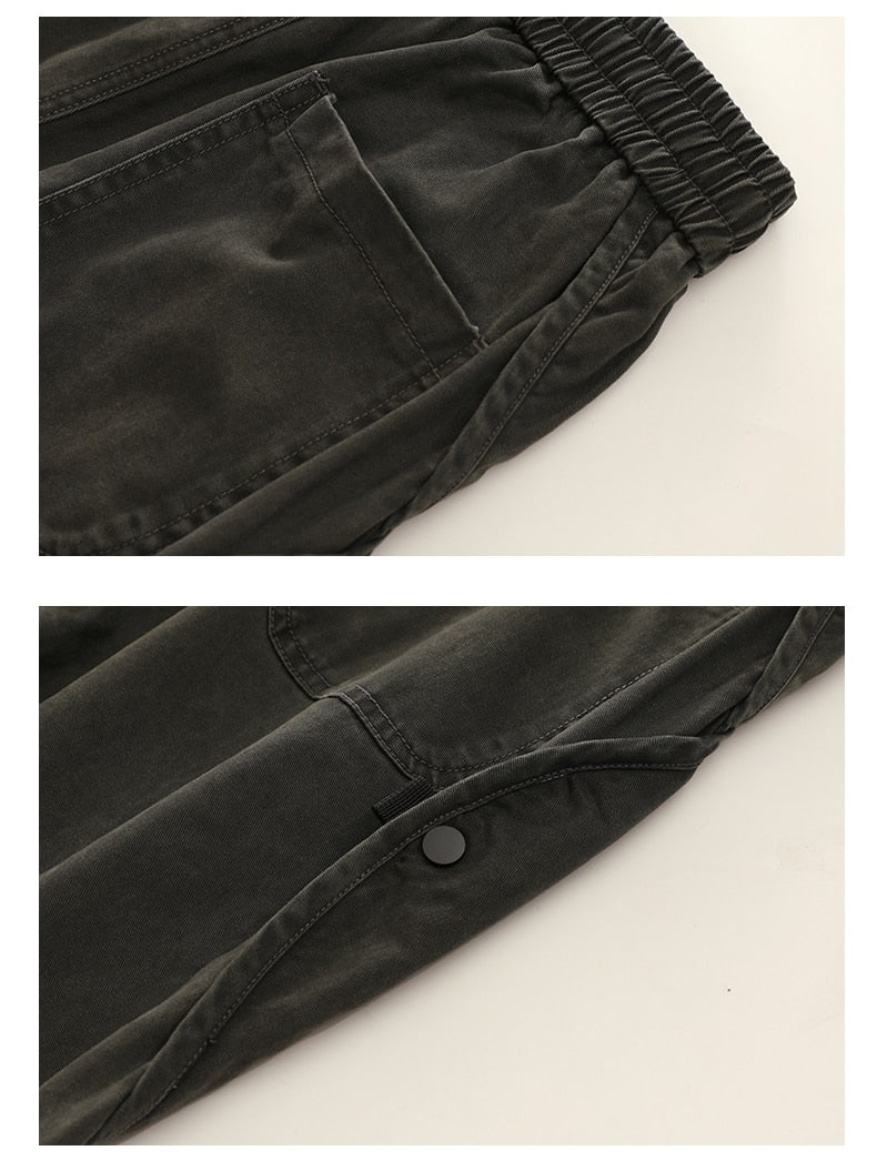 Washed Panel Joggers