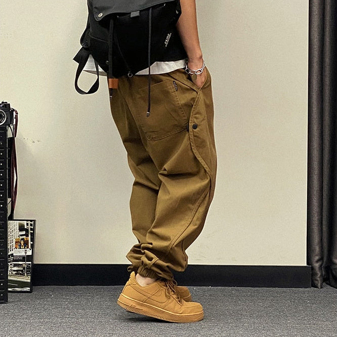 Washed Panel Joggers