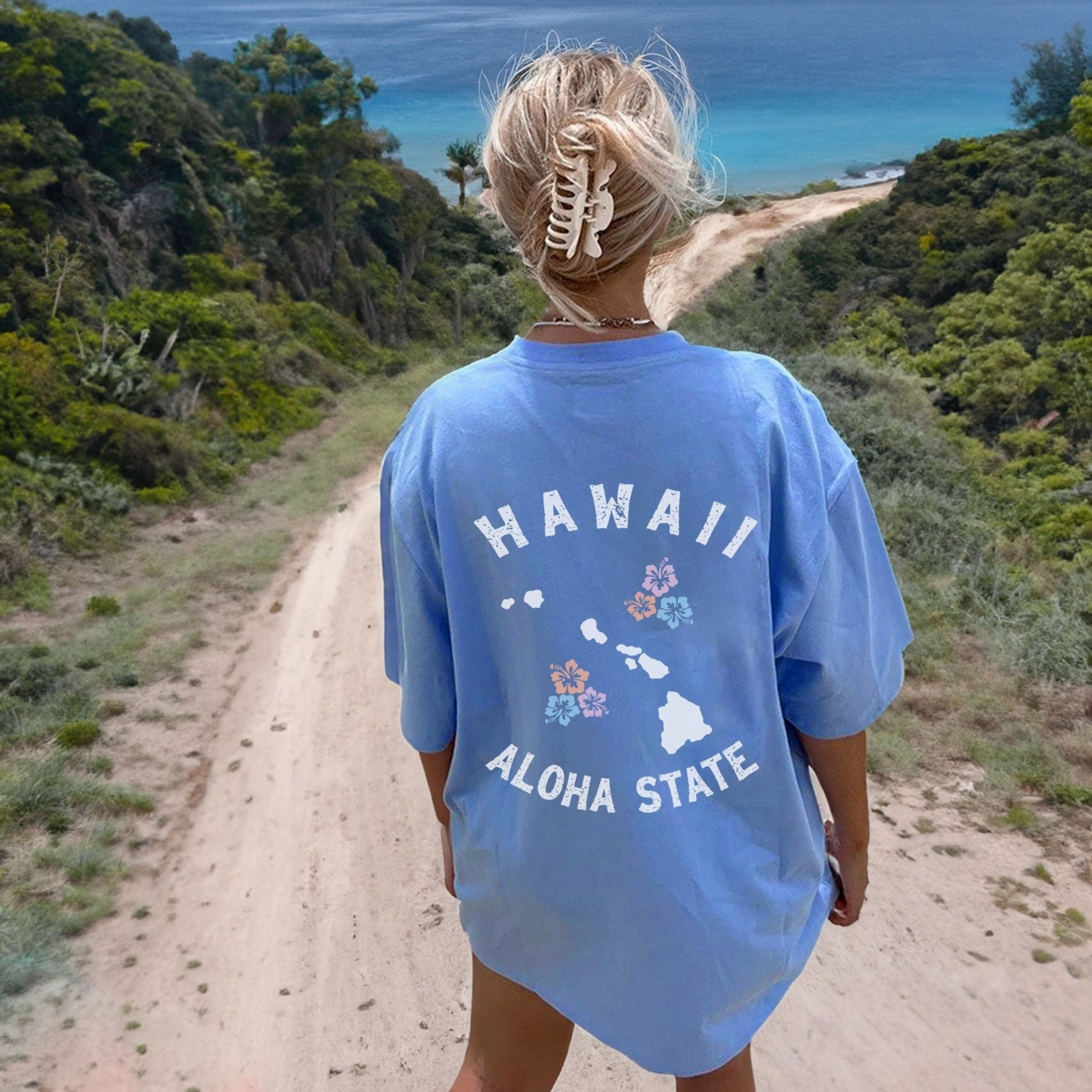 Hawaii Map Tee