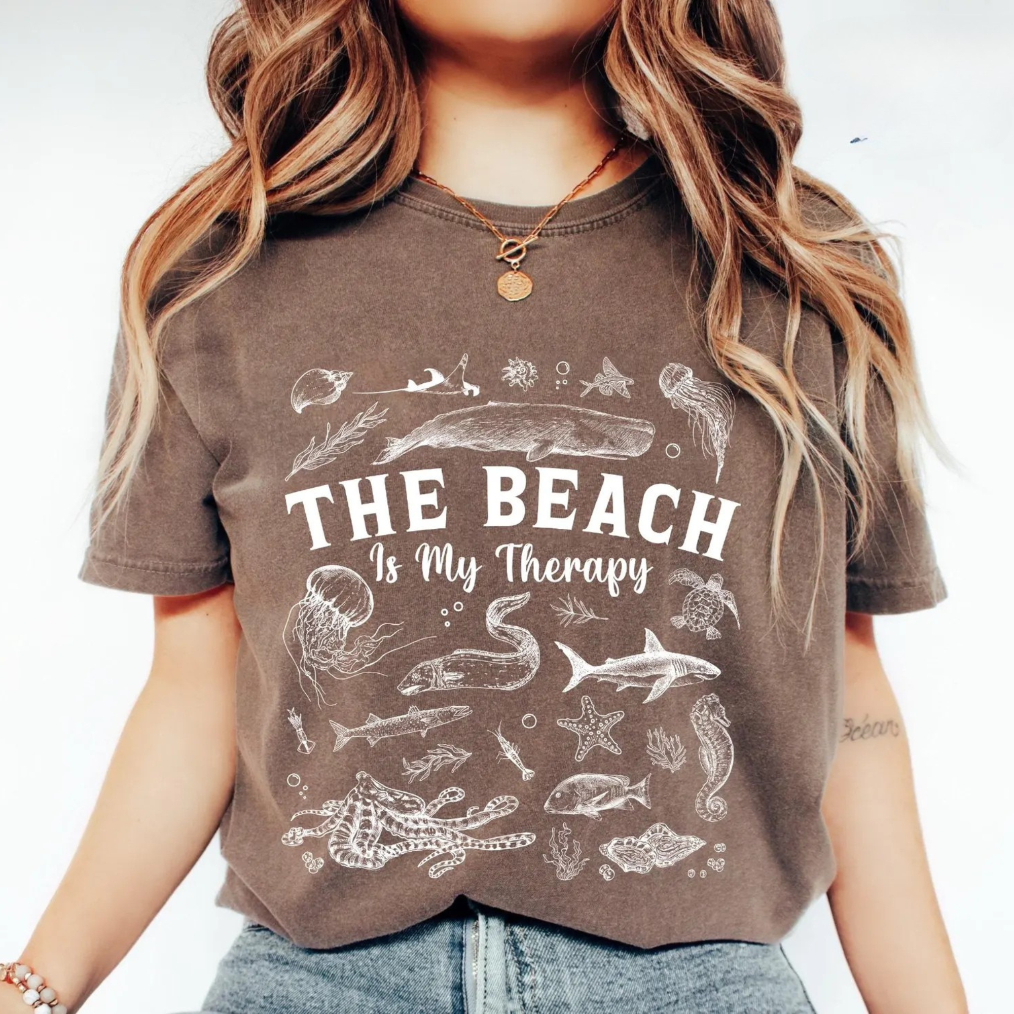 The Beach Is My Therapy Tee V2