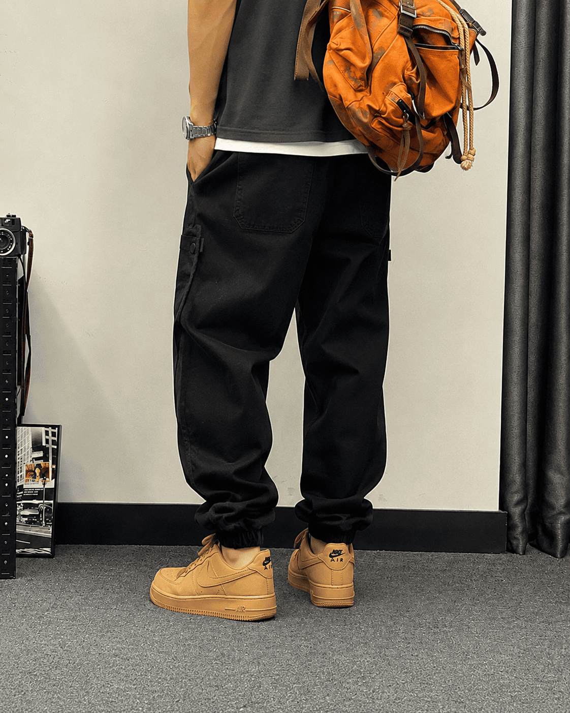 Washed Panel Joggers