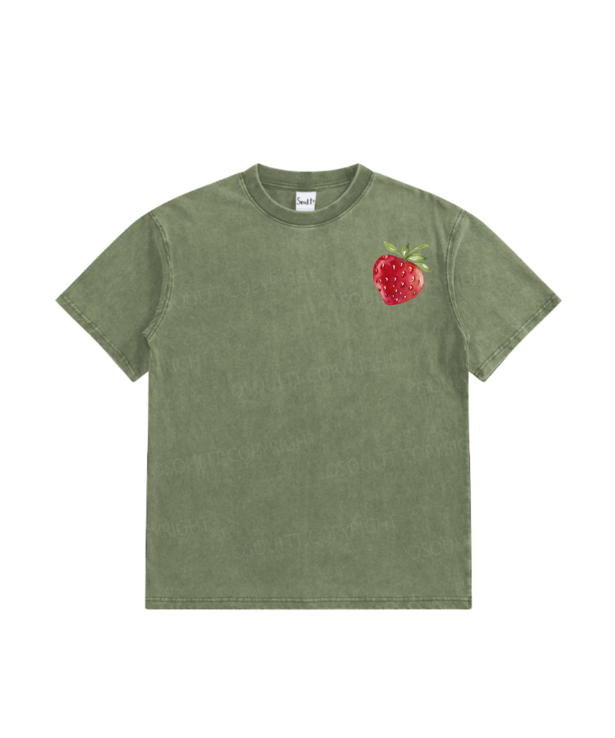 Kids Fruit of the Spirit Double Sided Washed Christian T-shirt