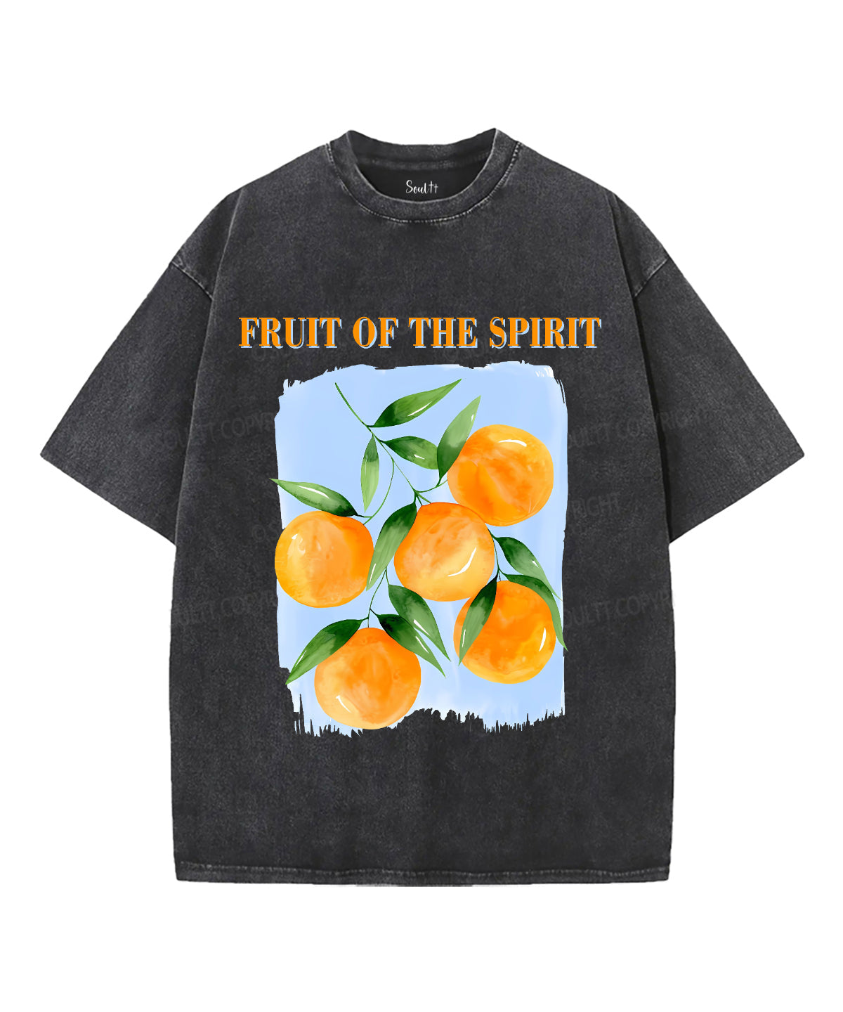 Fruit Of The Spirit Unisex Washed Christian T-shirt
