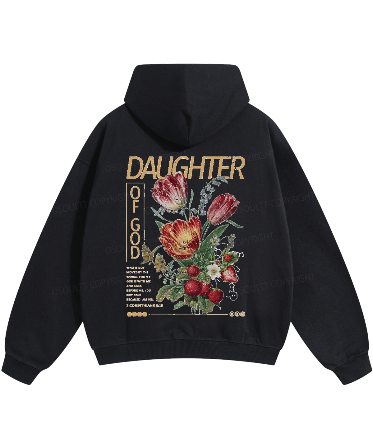 Daughter Of God Double Sided Christian Hoodie
